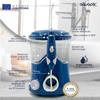 Aquapik® pro jet dentaire | recommandé par des dentistes | 8 embouts + 10 niveaux de pression + réservoir de 600 ml. blue