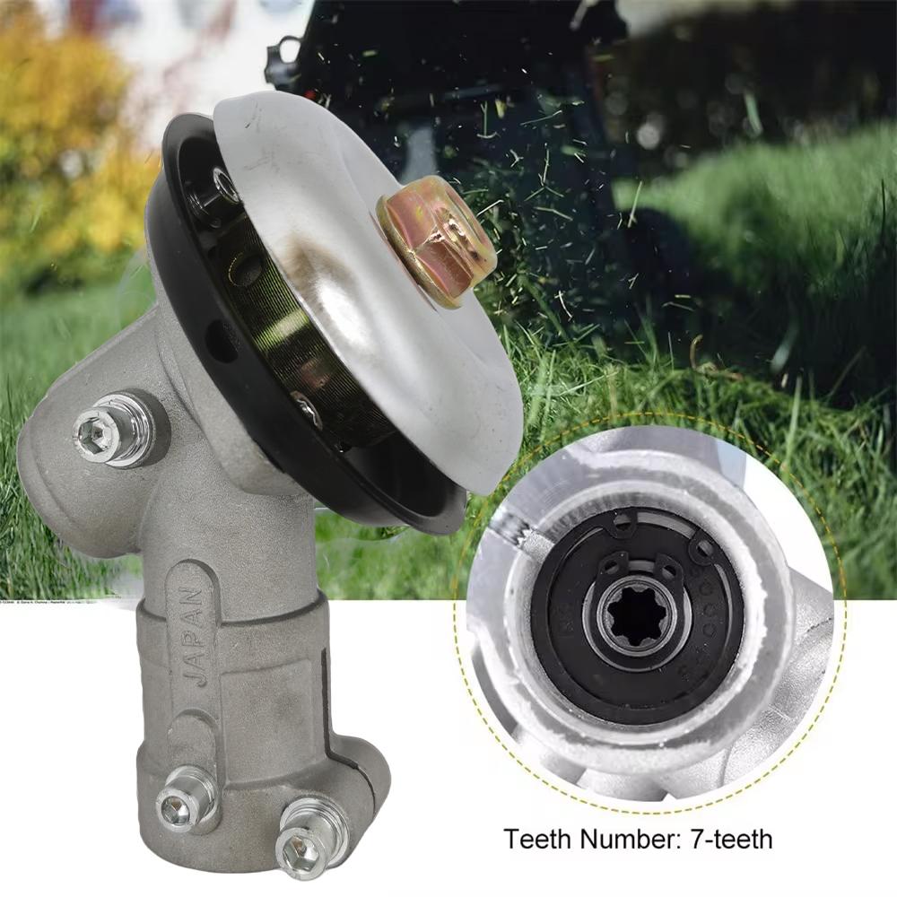 26/28mm 7/9T Strimmer Gear Head Gearbox Brush Cutter Grass Trimmer Lawn Mower Part Lawn Trimmer Accessory Brush Cutter Gear Head