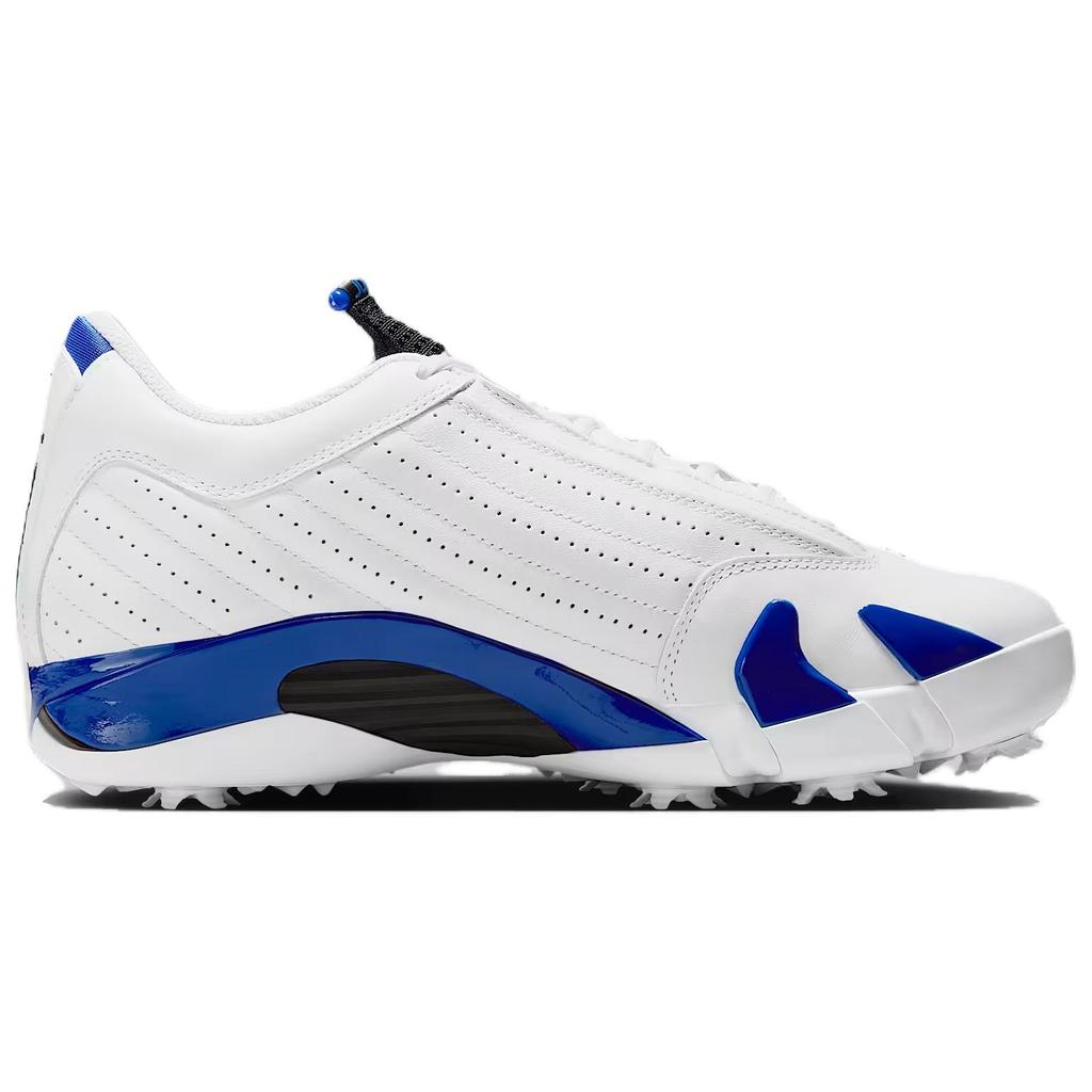 Jordan Air Jordan 14 Низкие Гольф Ботинки Устойчивые к Истиранию Мужские Синие Белые HJ7710-101