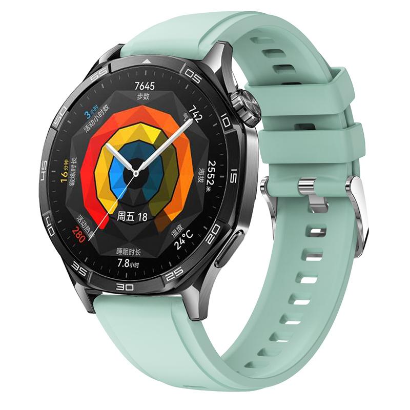 22 мм силиконовые ремешки для Huawei Watch GT5 46 ремешок для часов с пряжкой того же цвета ремешок для Huawei Watch GT5 Pro 46 мм