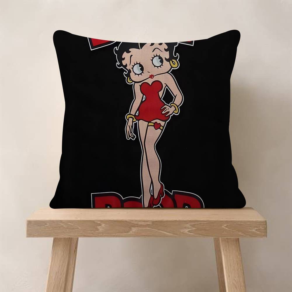 Pretty Cartoon BBetty Bboop Pillow Gift Home Office Decoration Bedroom Sofa Car Cushion Cover Case 45x45