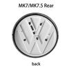 1 set ABS Replacement Style Front Grill Badge & Rear Trunk lid Emblem For VW Golf MK7 2014-2017 Golf MK7.5 2018-2020 Without CC QV6