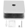 45x48mm Square Glass Fixing Clip Bathroom Door Clamp Holder Bracket for 8?12mm Glass