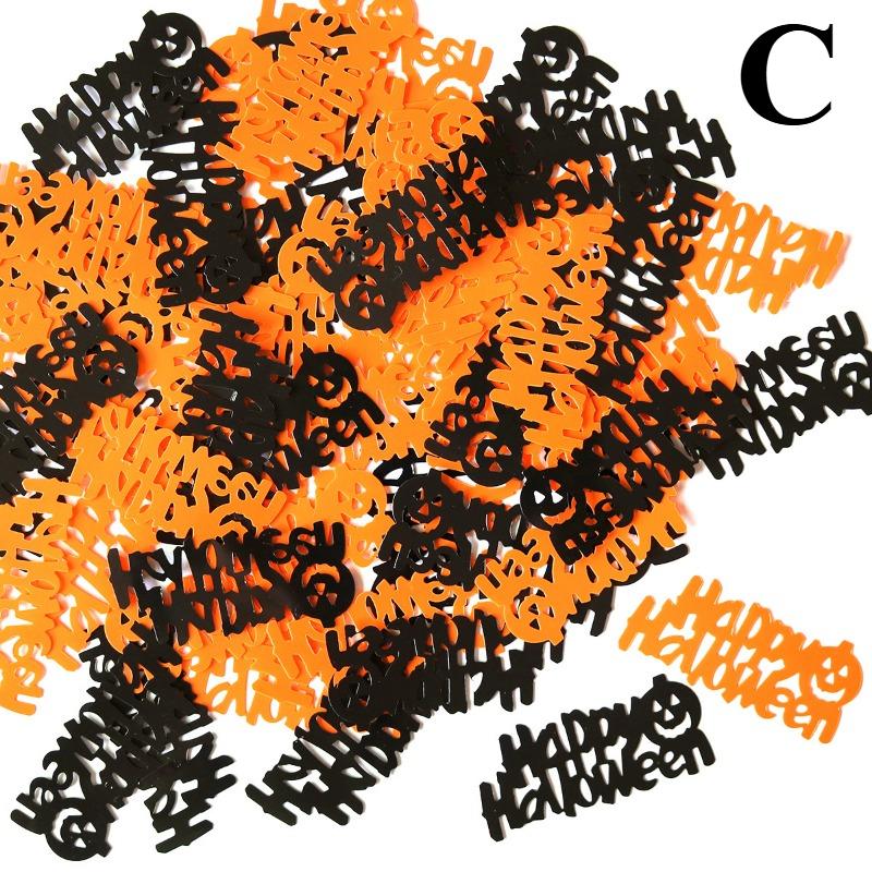 15 г Хэллоуин ПВХ Конфетти для стола Паутина Тыква Летучая мышь Скелет Пайетки для Хэллоуин Вечеринки Бар Дом с привидениями Декор Принадлежности