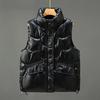 Women Cotton Vest Padded Thermal Neck Protection Smooth Surface Lady Winter Vest Female Clothes