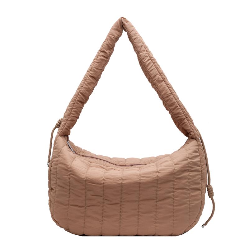Складная сумка через плечо с завязками, женская сумка для пельменей большой вместимости, сумка через плечо для поездок на работу