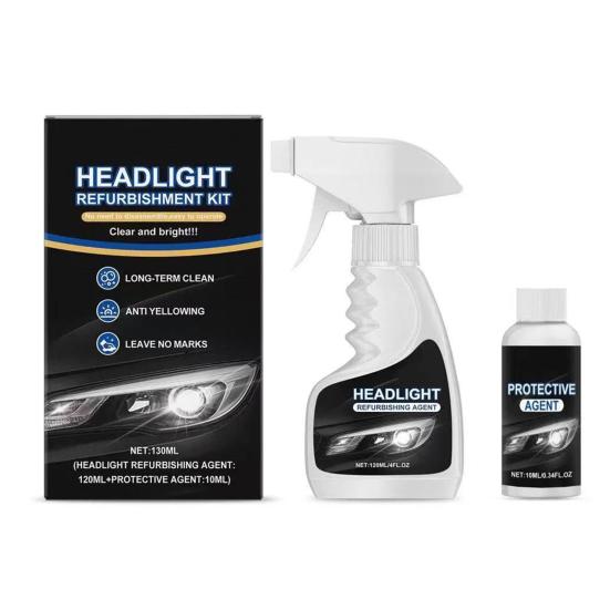 Headlight Restoration Kit Headlight Kit Automotive Headlamp Cleaner and Restorer Restoration Kit Removing