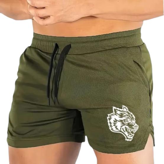 Wolf Muay Thai Kick Boxing MMA Mixed Marcial Art Shorts Men Women Unisex Elastic Belt Quick Dry Airwear Sport Gym Fitness Workout