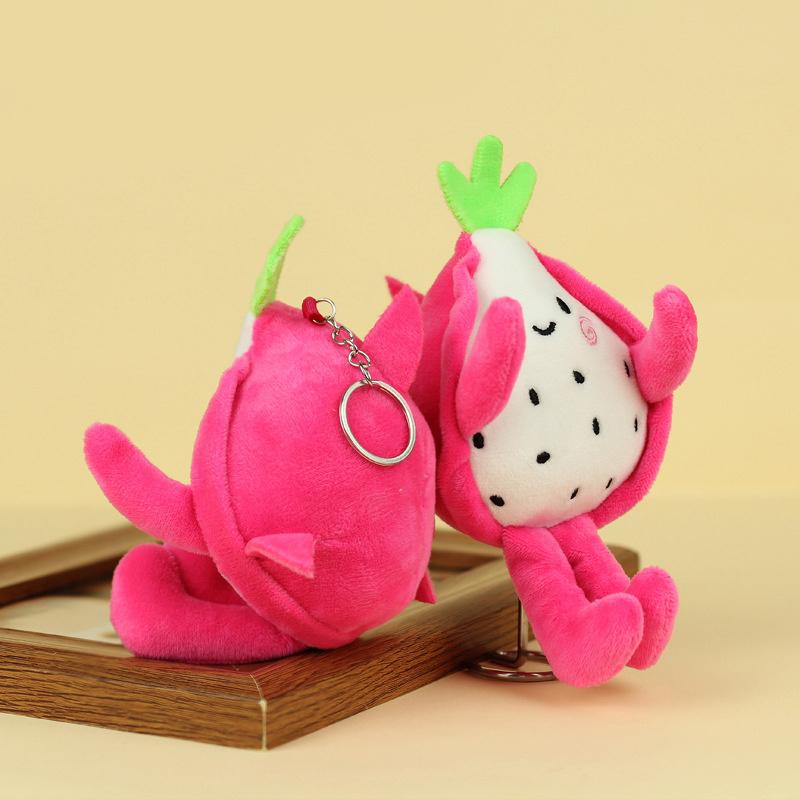 Удобная имитация плюшевого фрукта дракона, брелок с фруктами, мягкая подушка, плюшевая игрушка, кавайные мультяшные фрукты, куклы для девочек, игрушки