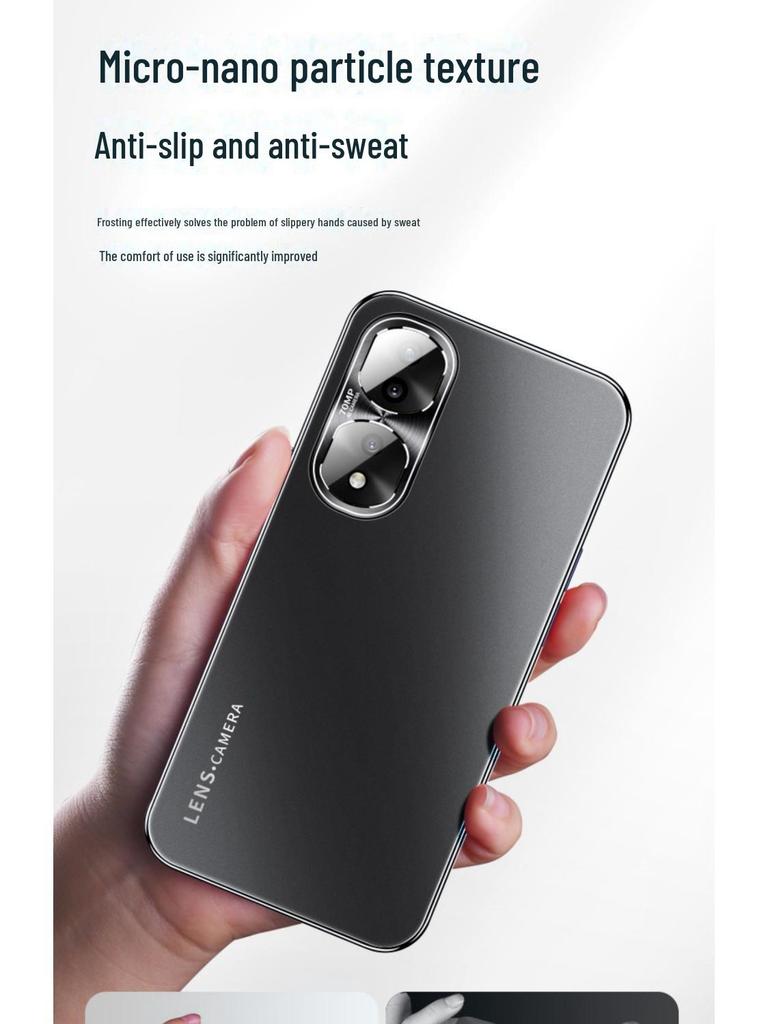 Honor 70Pro+ Electroplated Protective Cover for Honor 200/90GT/80/50 High-End Devices.