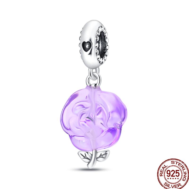 Copper Pure Pink Love Puppy Pet Pink Perfume Pendant Beads Suitable For 3Mm Original Bracelet Diy Jewelry