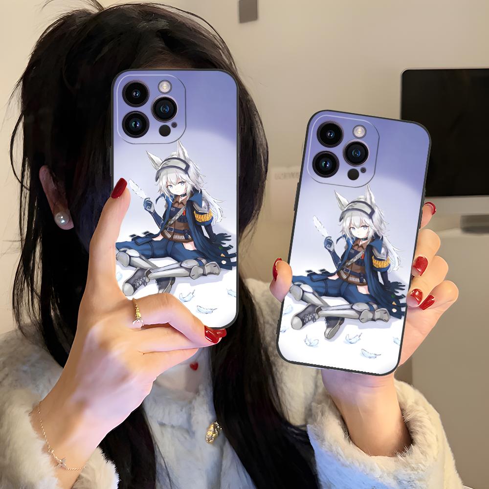 Arknights Grani Матовый ТПУ Чехол для Мобильного Телефона для iPhone 17 16 15 14 13 12 11 X XR XS 8 7 Air Pro Max Plus Mini Цветной Чехол