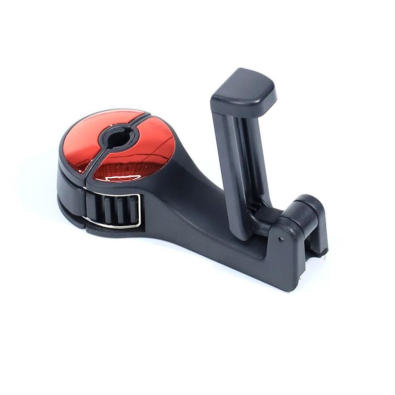 Подголовник автокресла, вешалка, органайзер для хранения, универсальный для сумки, пальто, универсальный автомобиль, черный цвет