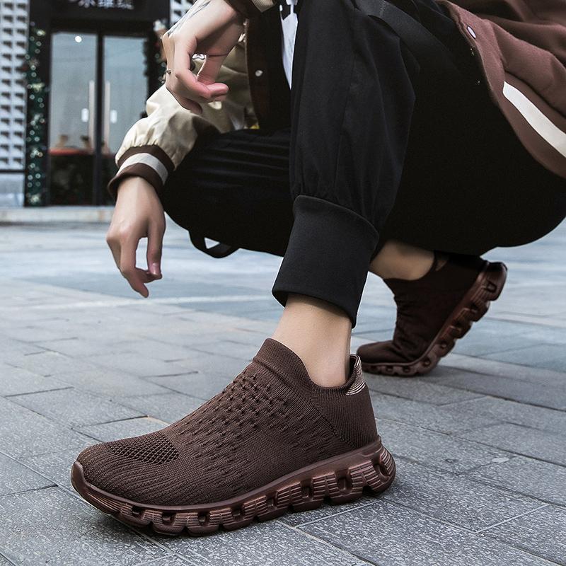 Unisex Sneakers Socks Shoes for Women Breathable Slip On Flats Unisex Platform Sneakers Casual Walking Men Shoes