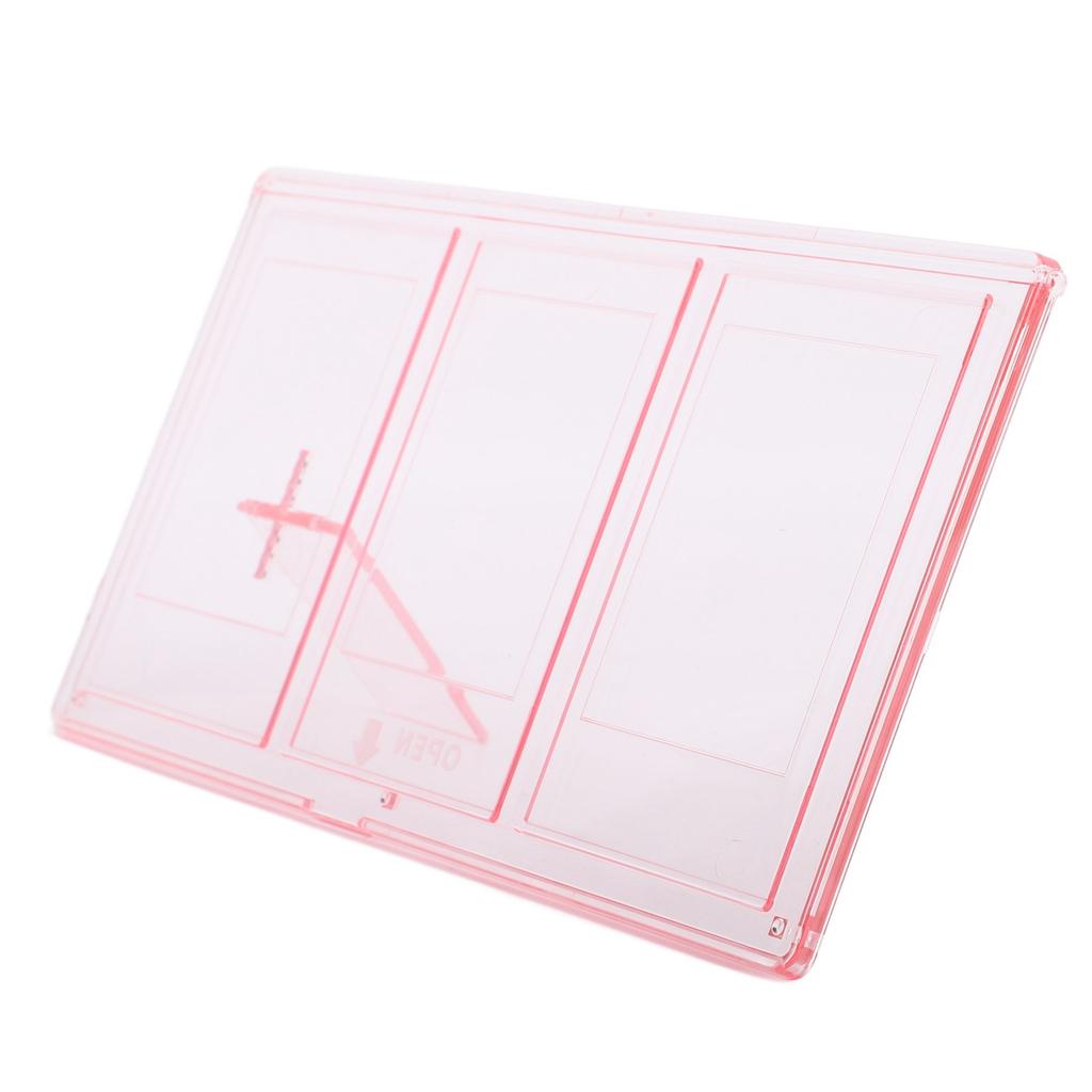 Фоторамка 3 отверстия прозрачный дисплей ПК 3 дюйма 4x3 фото с подставкой тройная фоторамка для мгновенного