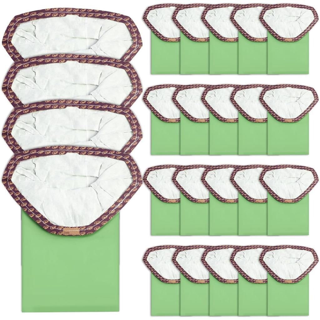 24 Pack 107314 Micro Filter Vacuum Bags Compatible with ProTeam 6 QT Backpack Vacuum, Super Coach Pro 6, ProVac FS 6, GoFit 6, GoFit 6 PLUS and GoFree