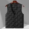 Down Vest Men's Autumn and Winter New Outdoor Warm Vest 90 White Duck Down Outer Wear Waistcoat