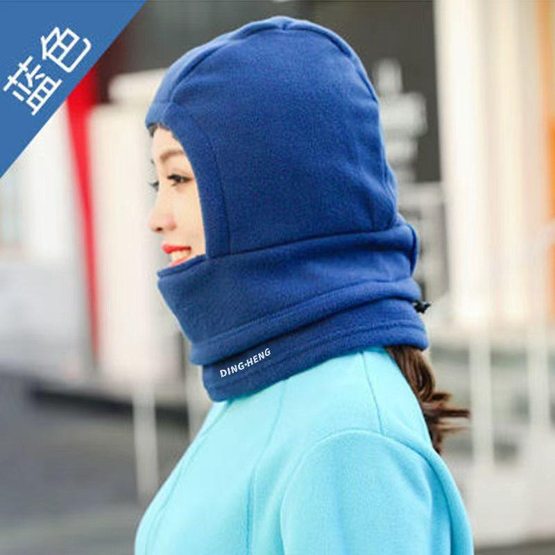 Winter riding hat, fleece, fleece, thickened warm ear protection, windproof men's and women's ski mask, scarf hat