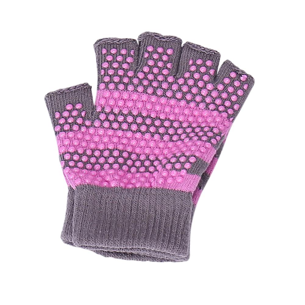 Women Anti-Skid Half Finger Gloves Gym Training Fitness Gloves Shock-Absorbing Breathable Sports Gloves