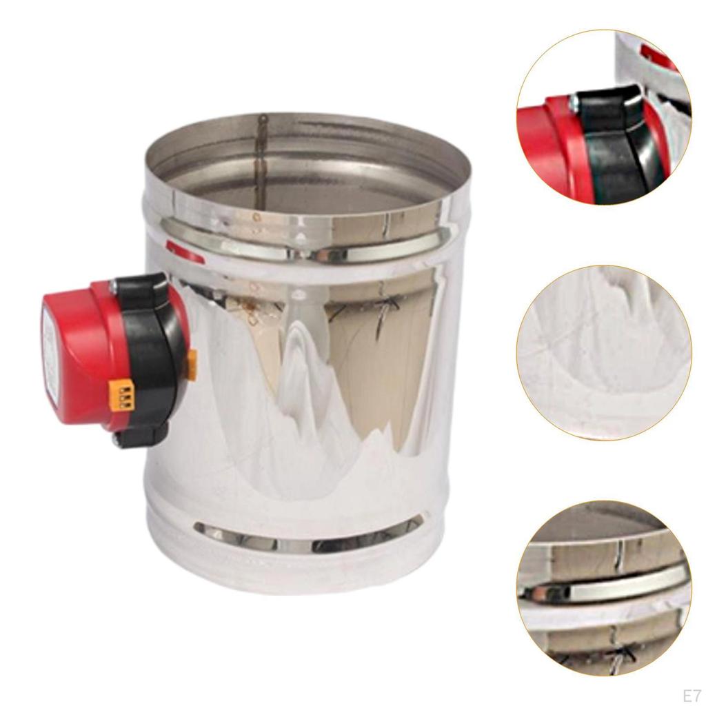 201 Stainless Steel Electric Air Duct Damper Valve,Motorized Volume Damper, Balancing System