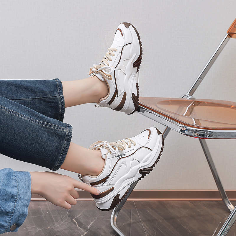 Fashion Hip Hop Flat Sole White Basketball Casual Ladies Shoes Womens White Sneakers Sport Real Imported Health Runing Losfers