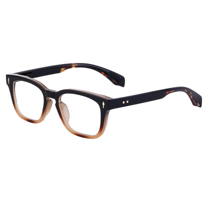 Square Blue Light Blocking Computer Glasses Men Reading Prescription Transparent Glasses Male Far Sight Glasses Sunglasses