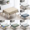 Floral Tablecloth Home Decor Stain Resistant Waterproof Table Decoration Rectangular Kitchen Fireplace Countertop