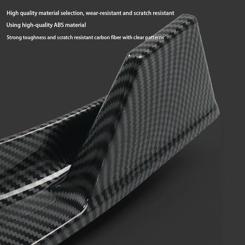 Front Bumper Lip Chin Diffuser Body Kit Spoiler Deflector Tuning Accessories For Tesla Model 3 2017-2023 Model Y 2021-2024