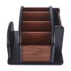Wooden Storage Box Stationery Pens Notebooks Scissors And Remote Controls Storage Home Office Desktop Organizer