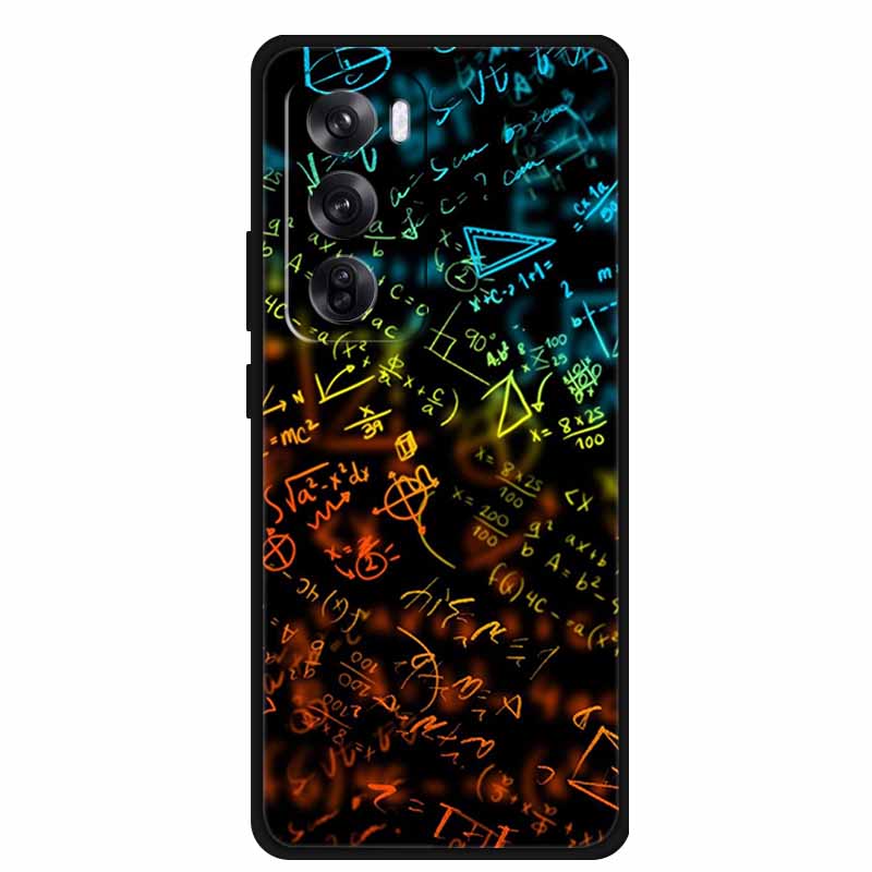 Чехол для OPPO Reno 12 / Reno12 Pro Глобальная версия Модный Принт Мягкий Силиконовый Задний Чехол Для Reno12 Pro Чехол с Кошкой Reno12 5G
