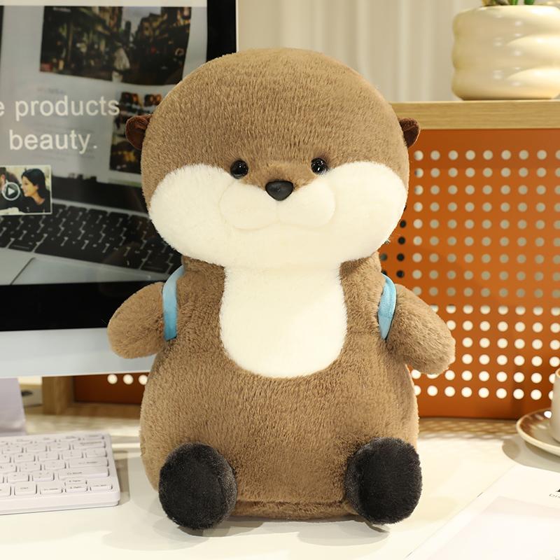 Нетоксичная плюшевая выдра Милая маленькая плюшевая кукла-выдра Голова рыбы Морская звезда Кукла-подвеска выдра Милое сердце ребенка Креативный подарок