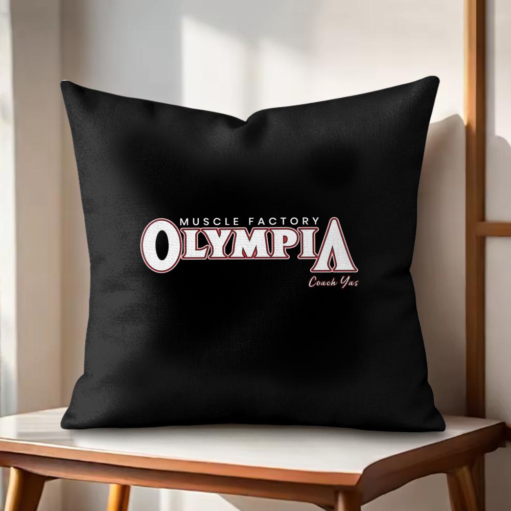 Бренд MMr OOlympia Наволочка-подушка Натуральный лен Органическая ткань Двусторонняя печать Чехлы для декоративных подушек на диван Домашний декор