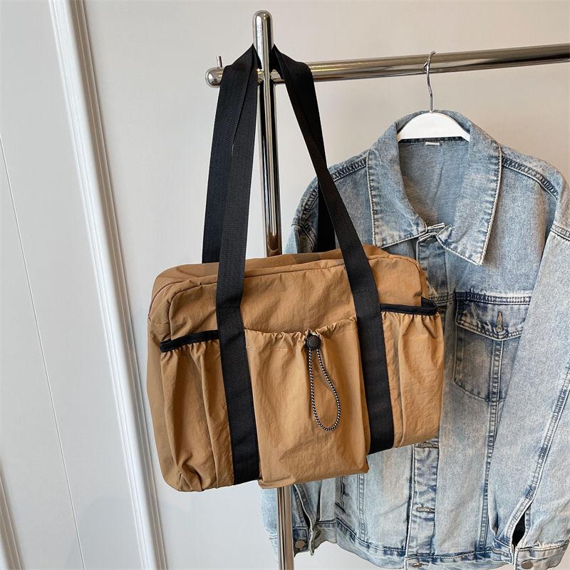 New Korean Version of Large-capacity Travel Bag Simple Casual Shoulder Handbag Trendy Cool Going Out Commuter Backpack Women