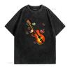 Dont Worry About A Thing Cause Every Little T shirt vintage Washed Soft streetwear Breathable Casual Stylish Unisex
