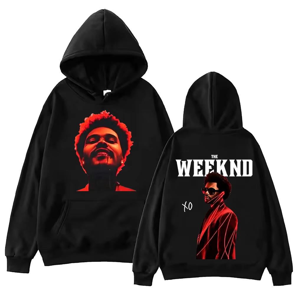 2026 The-Weeknd Мировой Тур Худи Мужская Женская Харадзюку С Длинным Рукавом Пуловер Топы Винтажная С Принтом Толстовка Модная Уличная Одежда для Повседневных Образов