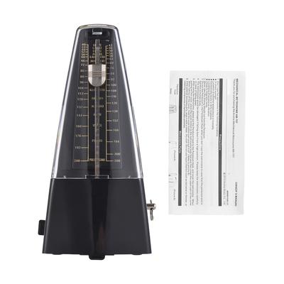 Механический метроном Портативный метроном Регулируемая скорость ударов Легкий Громкий звук для фортепиано гитары барабанов гучжэна