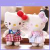 Плюшевый брелок Hello Kitty с мягким коротким ворсом для украшения сумки и для коллекционирования