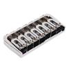 Guitar Bridge 7 String Metal Tailpiece Instrument Accessory for Bass Ukulele Electric Guitars