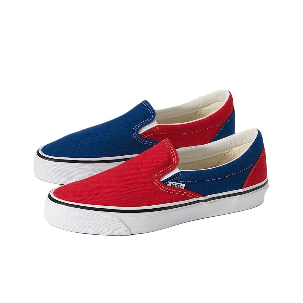 Vans Engineered Garments X Slip-On 98 OTW Классические Удобные Мягкая Поддержка Обувь для Скейтборда Унисекс Кроссовки Синий VN000EBPZ11