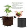 12 галлонов ручные утолщенные мешки для выращивания растений, тканевый горшок, жардим, домашнее садоводство, цветы, садовые инструменты для выращивания растений