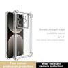 IMAK UX-4 Series For Realme GT 7 Pro 5G Case Straight Frame Four Corner Shockproof Clear TPU Cover