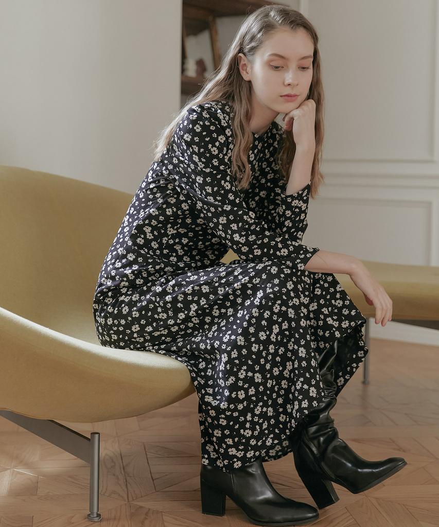 TINABLOSSOM Contrast Dress
