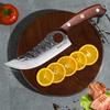 Нож для разделки свиней Ring Sharp из нержавеющей стали, выкованный вручную, с рисунком молотка, для разделки и снятия шкуры со свиней
