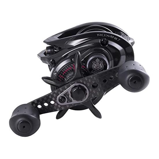 AbuGarcia ROXANI7-L Left Handle High Gear Baitcasting Reel Carbon Handle Saltwater Compatible