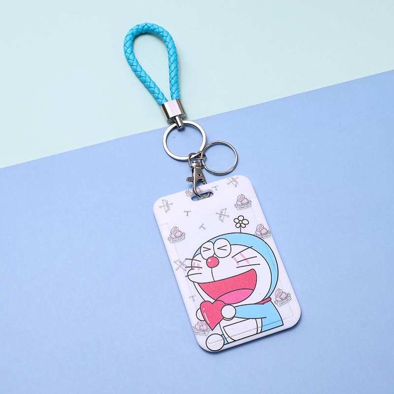 Doraemon Meal Card Holder - Cute Student & Work ID Lanyard, Access Control & Bus Card Holder