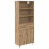 Highboard Artisan Oak 69.5 x 34 x 180 cm Particleboard