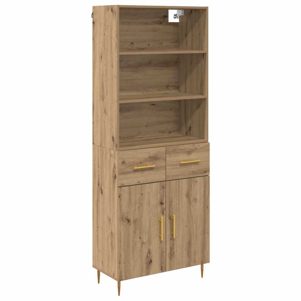 Highboard Artisan Oak 69.5 x 34 x 180 cm Particleboard