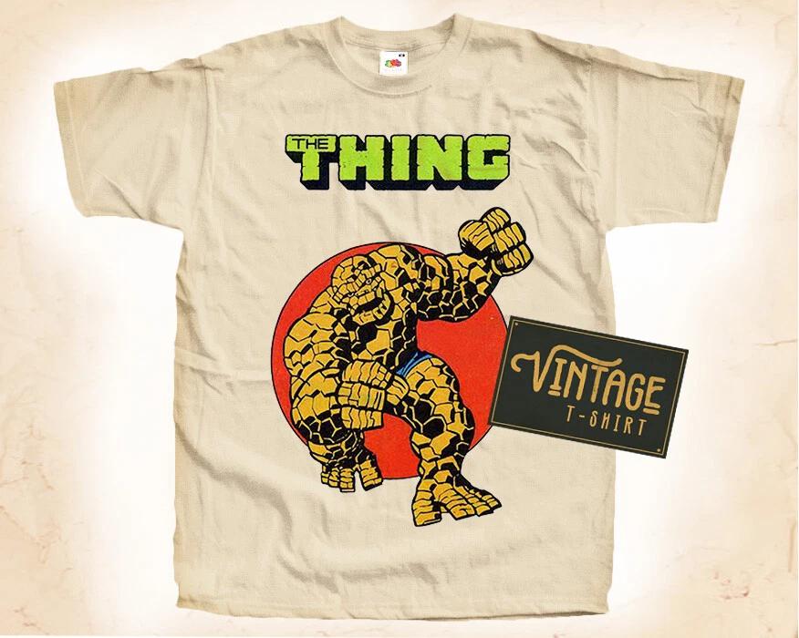 Thing V2 Vintage T Shirt For Unisex Unisex Dtg Natural S5xl