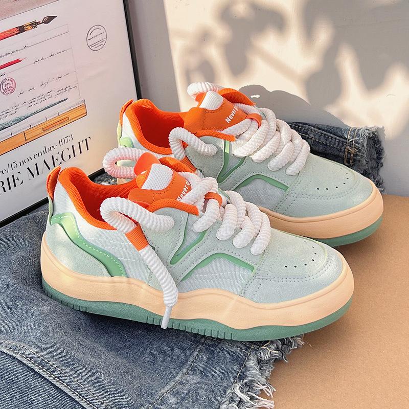 Little white shoes women's 2025 new summer niche original platform canvas shoes chic shoes versatile casual