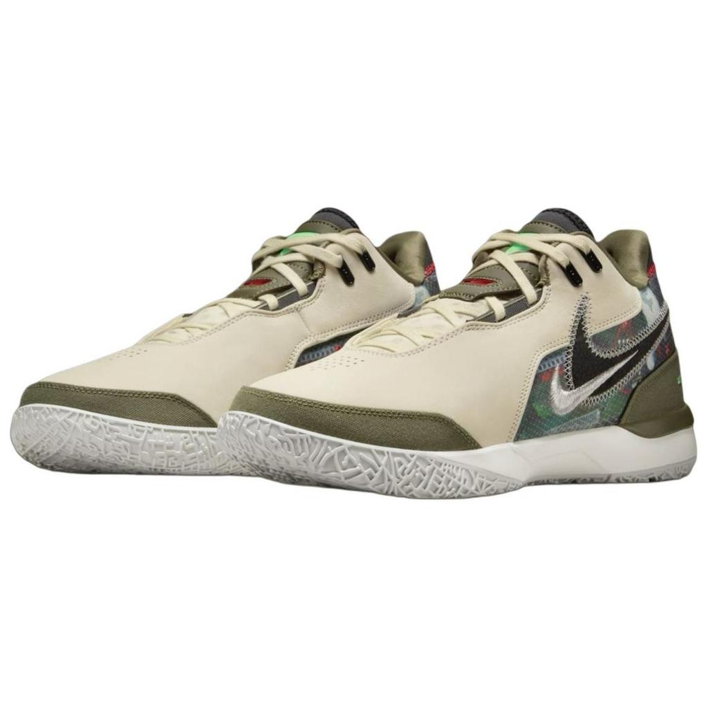 FaZe Clan x Nike Zoom LeBron NXXT Gen AMPD Игровая установка Мужские кроссовки Кремовый Светло-кремовый Черный HF0715-200